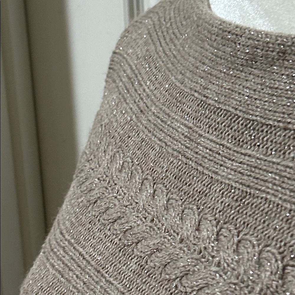 New York & Company Taupe boat neck Sweater - Picture 4 of 12